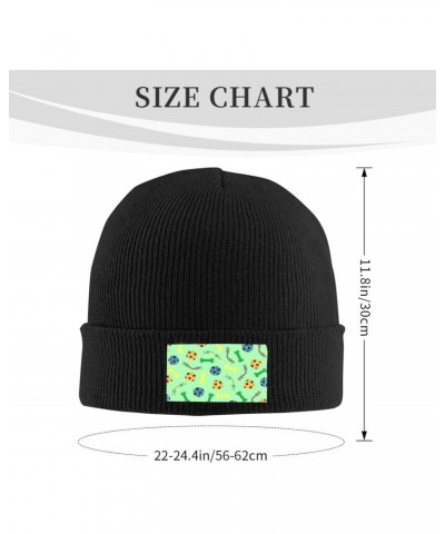 Beanie Hat for Women Men Green Dog Paws Ball Skiing Winter Warm Beanies Skull Cap $11.62 Skullies & Beanies