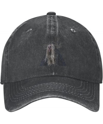 Maria Brink Casquette Baseball Cap Cowboy Unisex Denim Adults Denim Hat Adjustable Size Black Black $11.19 Baseball Caps