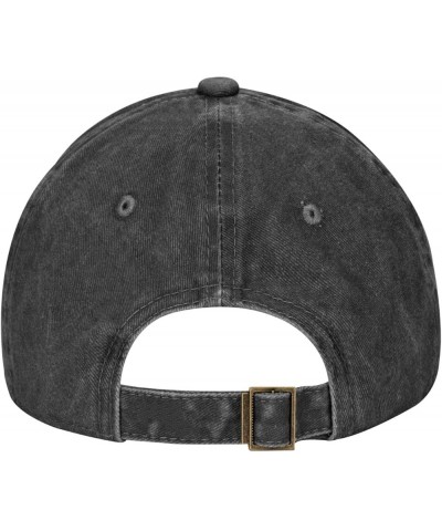 Maria Brink Casquette Baseball Cap Cowboy Unisex Denim Adults Denim Hat Adjustable Size Black Black $11.19 Baseball Caps