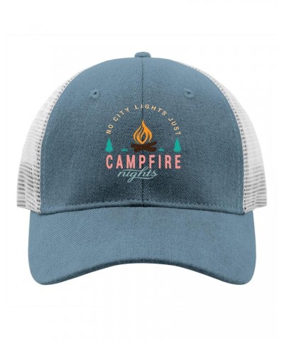 No City Lights Just Campfire Cap Women Cap Apricot Skyblue $10.34 Sun Hats