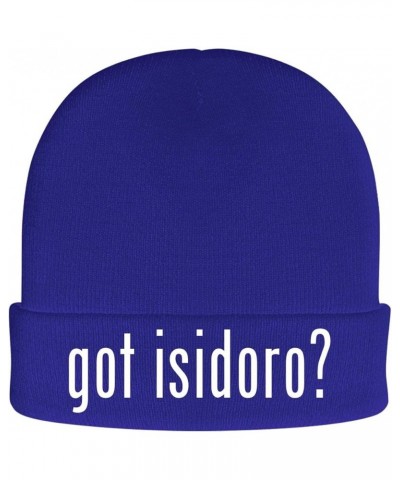 got Isidoro? - Soft Adult Beanie Cap Blue $18.80 Skullies & Beanies