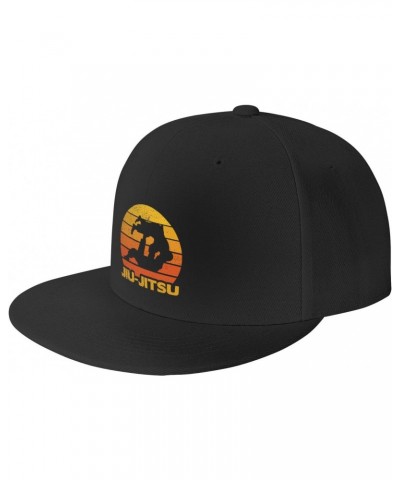 Brazilian Jiu Jitsu Baseball Cap Men Flat Bill Caps Trucker Hat Black $10.99 Baseball Caps