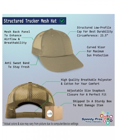 Custom Trucker Hat Baseball Cap Meat Cutter Cut Cotton Trim Dad Hats for Men & Women Khaki Personalized Text Here $15.65 Base...