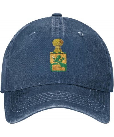 194th Armor Regiment Denim Cap Trucker Hat Adjustable Hat for Men and Women Navy Blue $14.63 Baseball Caps