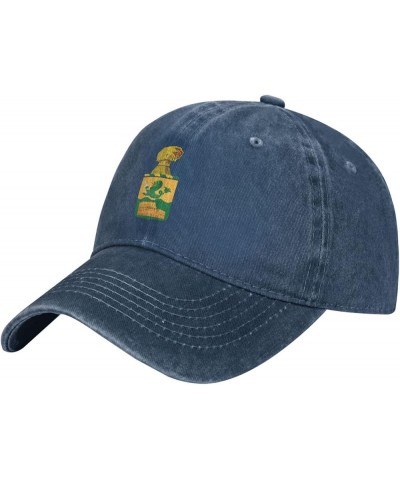 194th Armor Regiment Denim Cap Trucker Hat Adjustable Hat for Men and Women Navy Blue $14.63 Baseball Caps