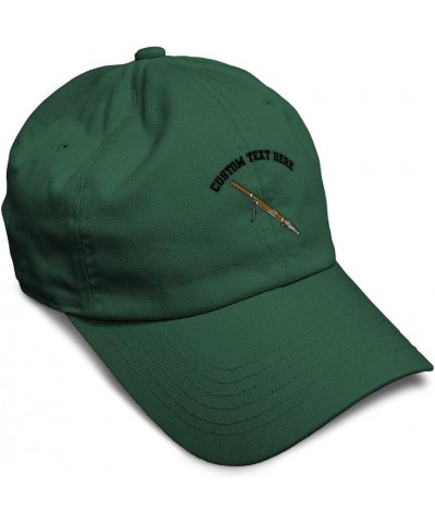 Soft Baseball Cap Bassoon Embroidery General Music Bassoon Twill Cotton Dad Hats for Men & Women Forest Green Personalized Te...