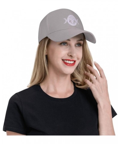 Wiccan & Pagan Sacred Hat Adult Unisex Adjustable Baseball Cap Casquette for Men Women Gray $13.80 Baseball Caps