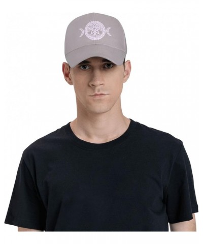 Wiccan & Pagan Sacred Hat Adult Unisex Adjustable Baseball Cap Casquette for Men Women Gray $13.80 Baseball Caps