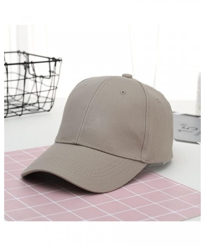 Mens and Womens Summer Fashion Casual Sunscreen Baseball Caps Cap Hats Gaming Hat C-khaki $8.62 Baseball Caps