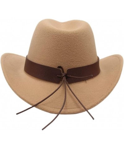 Tibetan Cowboy Caps Western Cowgirl Hat for Women Girl Photo Props Folk Cowgirl Hats Party Fedora Caps Fedora Hat Gray $7.73 ...