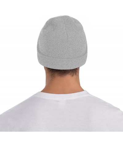 Isn't It Past Your Jail Time Beanie for Unisex,Slouchy Knit Skull Cap Warm Winter Hat Cuffed Plain Hat Gray $10.67 Skullies &...