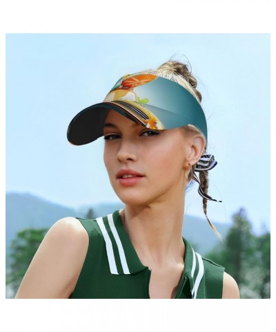 Summer Funny Retro Car with Surfboard Visor Hats for Women Adult Unisex Summer Outdoor Sports Running Cap Summer Funny Retro ...