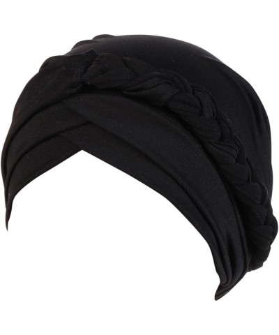 Checke Baseball Cap Hair Cap Hat Braid Pre Tied Headwear Baseball Caps Big Head Trucker Hats Muslim Hat - Black $7.83 Basebal...