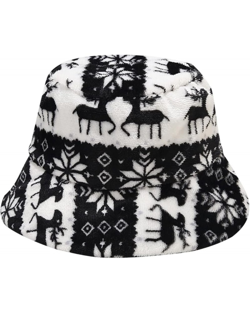 Christmas Xmas Women Sun Beach Hat Teens Girls Wide Brim Summer Fisherman's Caps Techno Cap A-black $14.91 Sun Hats