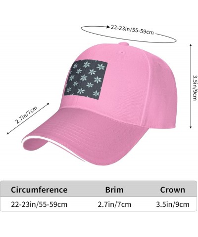 Design Name Pattern Casual Fashion Baseball Cap Black : Comfortable, Light Pink $10.02 Baseball Caps