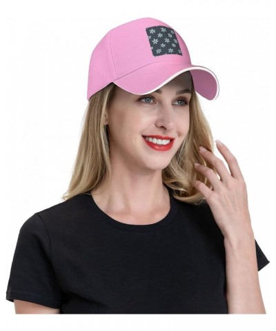 Design Name Pattern Casual Fashion Baseball Cap Black : Comfortable, Light Pink $10.02 Baseball Caps