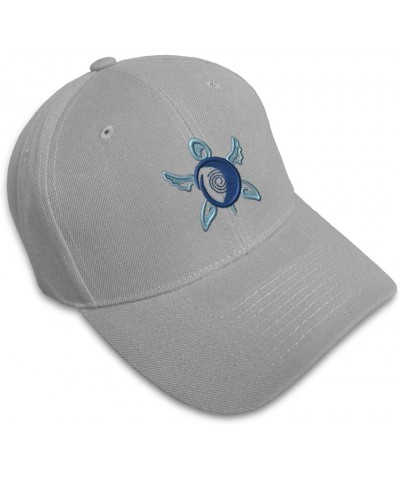 Custom Baseball Cap Turtle A Embroidery Acrylic Dad Hats for Men & Women Gray Design Only $14.84 Baseball Caps