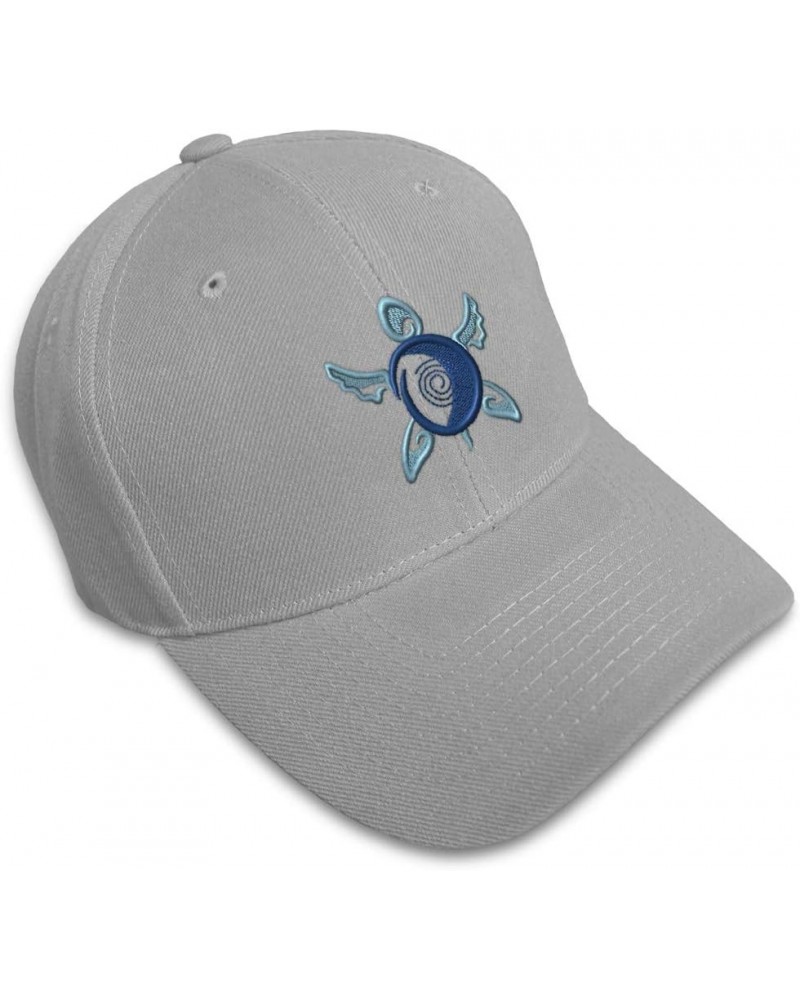 Custom Baseball Cap Turtle A Embroidery Acrylic Dad Hats for Men & Women Gray Design Only $14.84 Baseball Caps