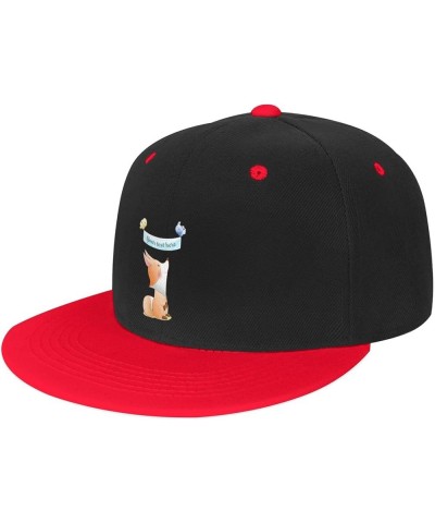 Cute Little Foxes Baseball Cap for Men Women Snapback Hat Adjustable Flat Bill Hats Red $13.35 Baseball Caps