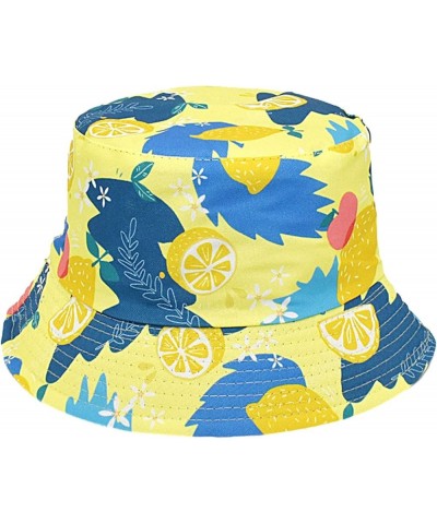 Bucket Hat for Women Men Cotton Summer Sun Beach Fishing Cap Breathable Fishing Hat Gifts Birthday Easter Yellow $6.25 Bucket...