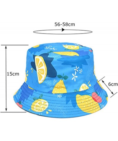 Bucket Hat for Women Men Cotton Summer Sun Beach Fishing Cap Breathable Fishing Hat Gifts Birthday Easter Yellow $6.25 Bucket...