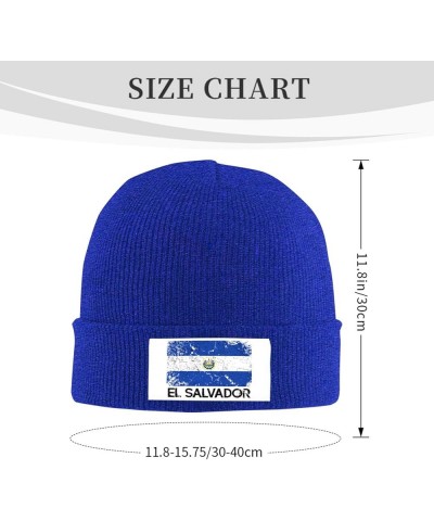 Beanie,El Salvador Flag Salvadoreño Gifts Beanie Hat Women Warm Hats Men Knit Hat Slouchy Skull Cap Knitted Hat Black Blue $1...