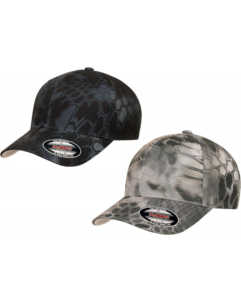 Men's Athletic Baseball Fitted Cap, 2-PK Kryptek Typhon & Raid, L/XL $14.57 Rain Hats