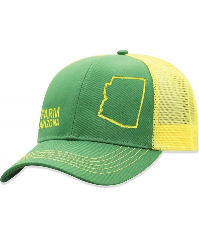 Farm State Pride Contrast Mesh Back Core Baseball Cap Arizona $16.79 Baseball Caps