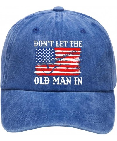 Old Man Cap Don't let The Old Man in Baseball Hats American Flag Funny Hats for Men Women (Blue) $11.99 Baseball Caps