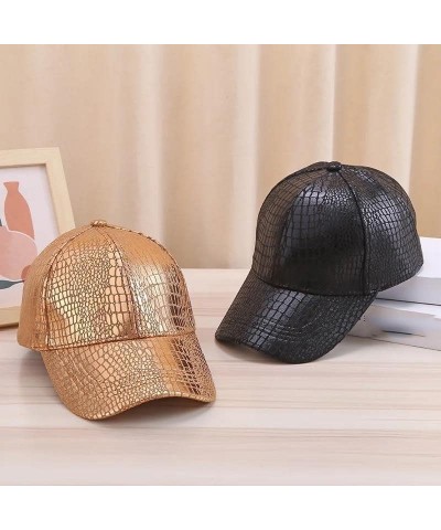 Unisex Baseball Cap Solid Color Sun Hat Baseball Caps Hip-Hop Hats Black $14.40 Baseball Caps