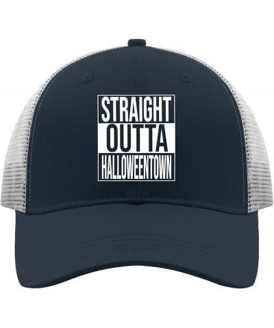 Cowboy hat Town Straight outa Halloween Town Trucker hat Men Cool hat Gifts for Women Baseball Hat Suitable for Beach Marine ...