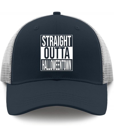 Cowboy hat Town Straight outa Halloween Town Trucker hat Men Cool hat Gifts for Women Baseball Hat Suitable for Beach Marine ...