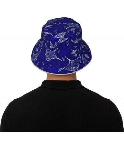 Fresh and Juicy Fruit Rainbow Fashionable Double-Sided Reflective Bucket Hat â Outdoor Activities Manta Ray and Fish $14.56 B...