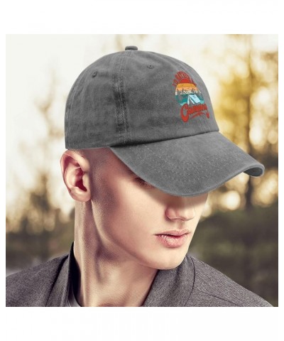 Cowboy hat Men I'd Rather be Camping Trucker hat Men Cute hat Gifts for Him Beach Caps Suitable for Streetwear Pigment Gray $...