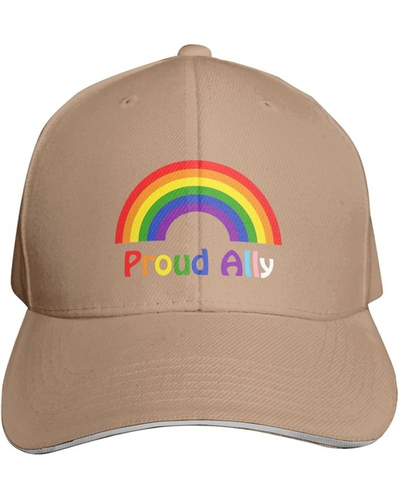 Pride Month LGBTQ Gay Pride Ally Baseball Cap Hats for Men Women Sun Hat Dad Hats Running Workouts Hats Natural $9.84 Basebal...