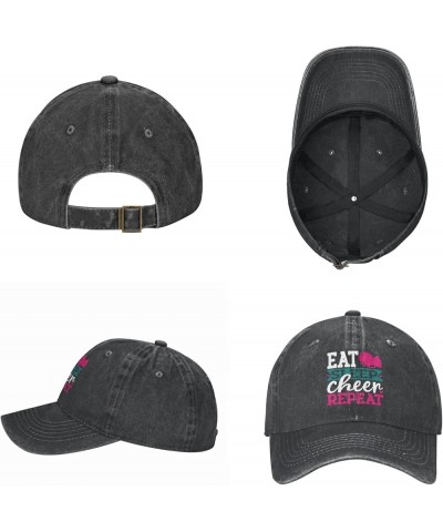 This Chick Can Cheer Baseball Cap Golf Dad Hat Adjustable Original Classic Low Profile Cotton Hat Men Women Eat Sleep Cheer R...