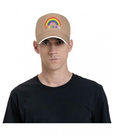 Pride Month LGBTQ Gay Pride Ally Baseball Cap Hats for Men Women Sun Hat Dad Hats Running Workouts Hats Natural $9.84 Basebal...