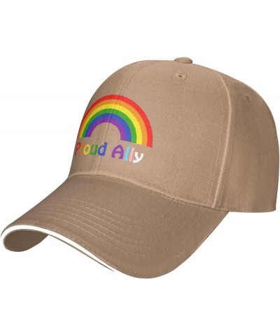 Pride Month LGBTQ Gay Pride Ally Baseball Cap Hats for Men Women Sun Hat Dad Hats Running Workouts Hats Natural $9.84 Basebal...