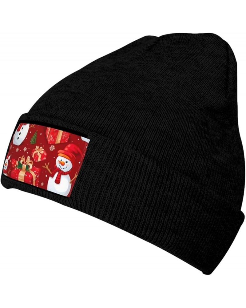 Christmas Trees Deer Unisex Fashionable Adult Knitted Wool Cap,Casual Hat for Sports and Outdoors Christmas Gift Snowman $9.7...