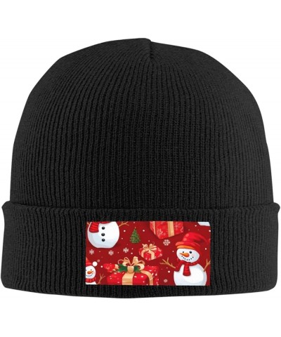 Christmas Trees Deer Unisex Fashionable Adult Knitted Wool Cap,Casual Hat for Sports and Outdoors Christmas Gift Snowman $9.7...