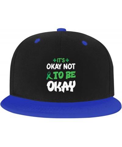 Its Okey Not to Be Okey Baseball Cap for Men Women Snapback Hat Adjustable Flat Bill Hats Blue $12.36 Baseball Caps