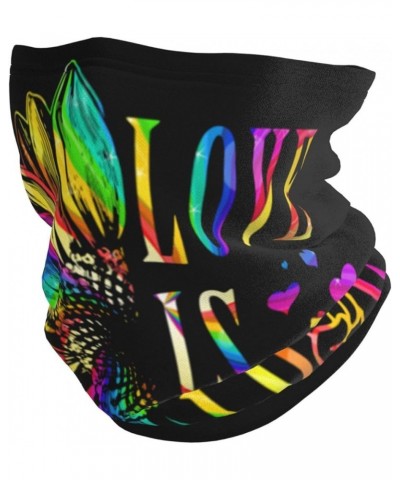 LGBT Gay Pride Rainbow Sunflower Love Is Love Bandana Face Mask Warmer Neck for Dust Wind Sun Protection Lgbt Gay Pride Rainb...