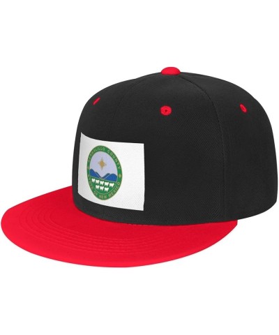 Flag of Bernalillo County, New Mexico Baseball Cap for Men Women Snapback Hat Adjustable Flat Bill Hats Red $10.38 Baseball Caps