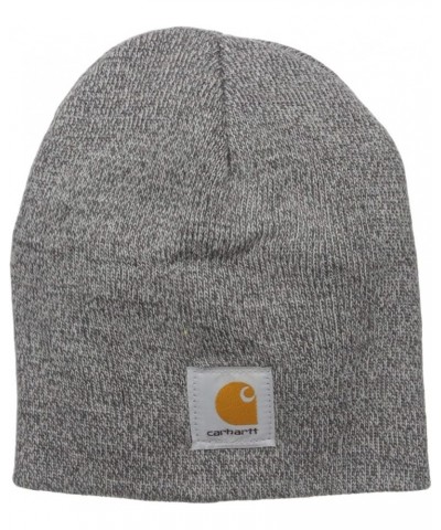 Men's Knit Beanie Heather Grey/Coal Heather $11.25 Skullies & Beanies