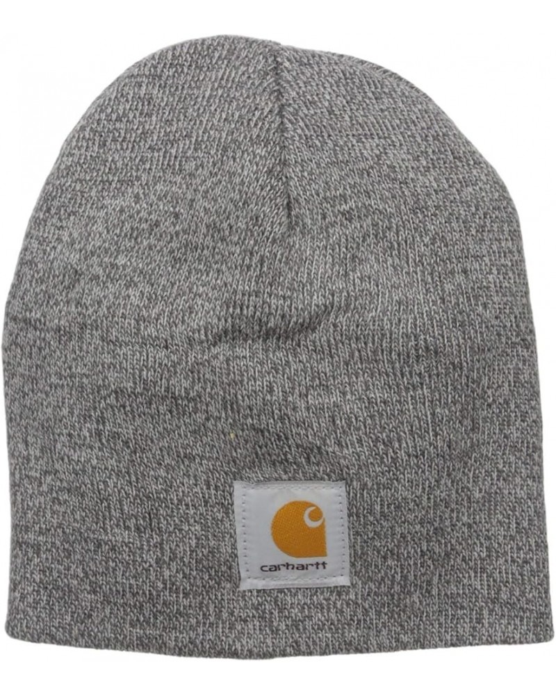 Men's Knit Beanie Heather Grey/Coal Heather $11.25 Skullies & Beanies