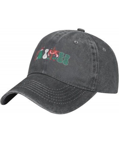 Faith Christmas Jesus Cross Hat Religious Gift Hat Christian God Baseball Cap for Women Men Grey $9.97 Cowboy Hats