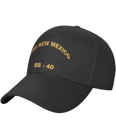 USS New Mexico Bb-40 Flag-Baseball Caps Denim Hats Cowboy Knit hat Fisherman's hat Black $15.47 Baseball Caps