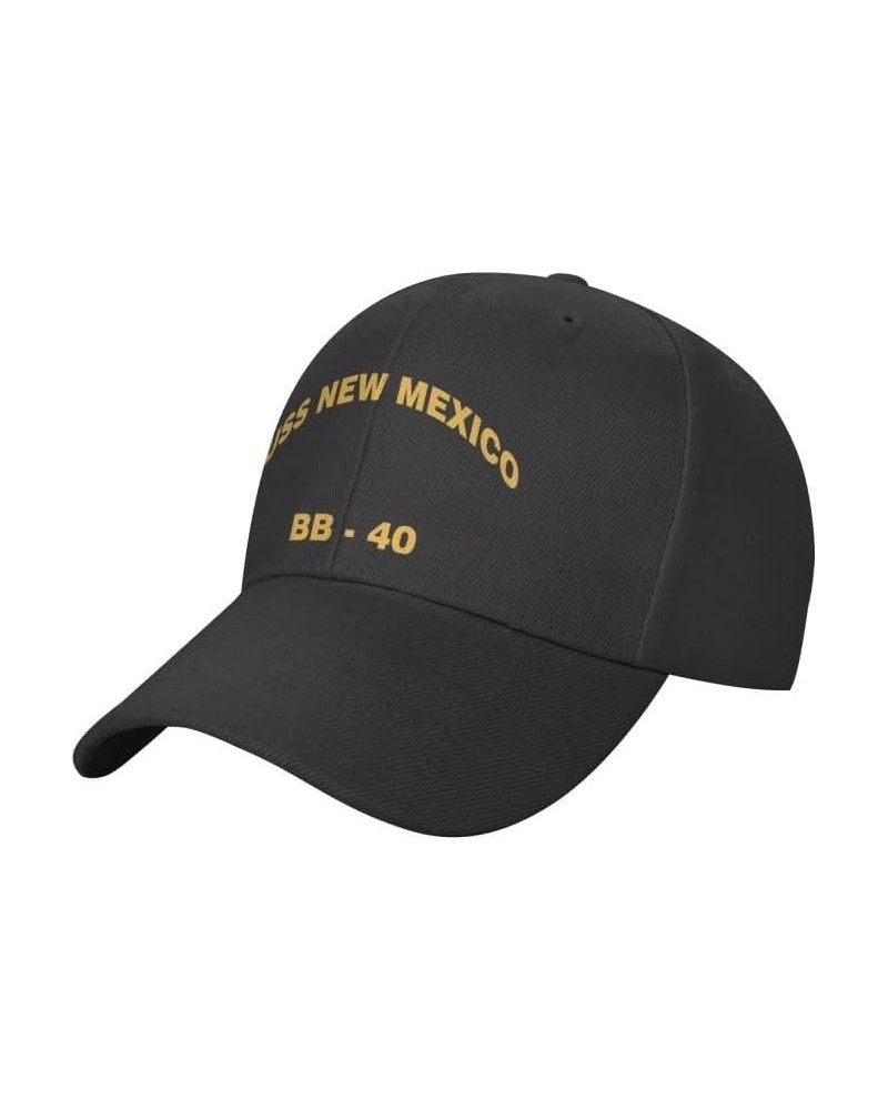 USS New Mexico Bb-40 Flag-Baseball Caps Denim Hats Cowboy Knit hat Fisherman's hat Black $15.47 Baseball Caps