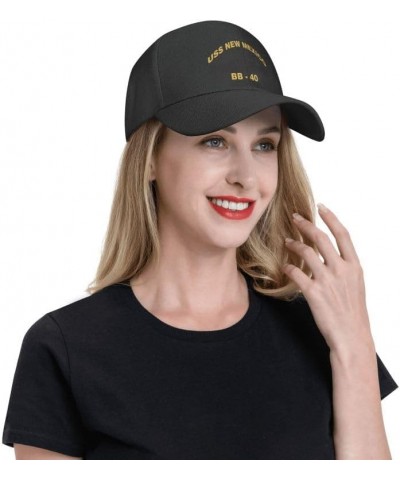 USS New Mexico Bb-40 Flag-Baseball Caps Denim Hats Cowboy Knit hat Fisherman's hat Black $15.47 Baseball Caps