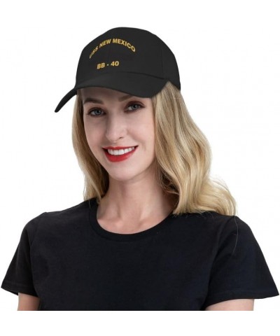 USS New Mexico Bb-40 Flag-Baseball Caps Denim Hats Cowboy Knit hat Fisherman's hat Black $15.47 Baseball Caps